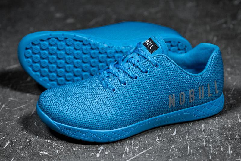 Men's Nobull Bright Blue Trainers Blue | SG E2205B